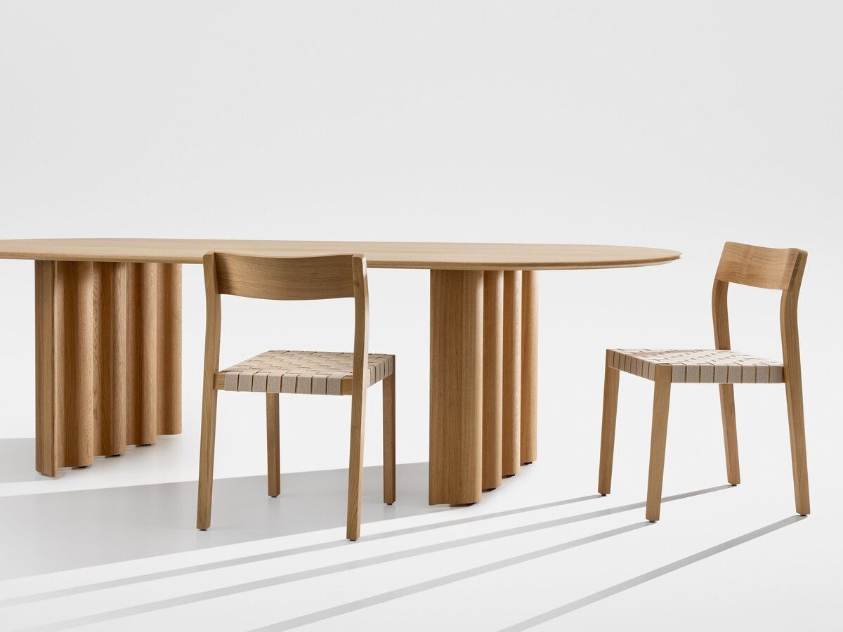 At the table they were built for